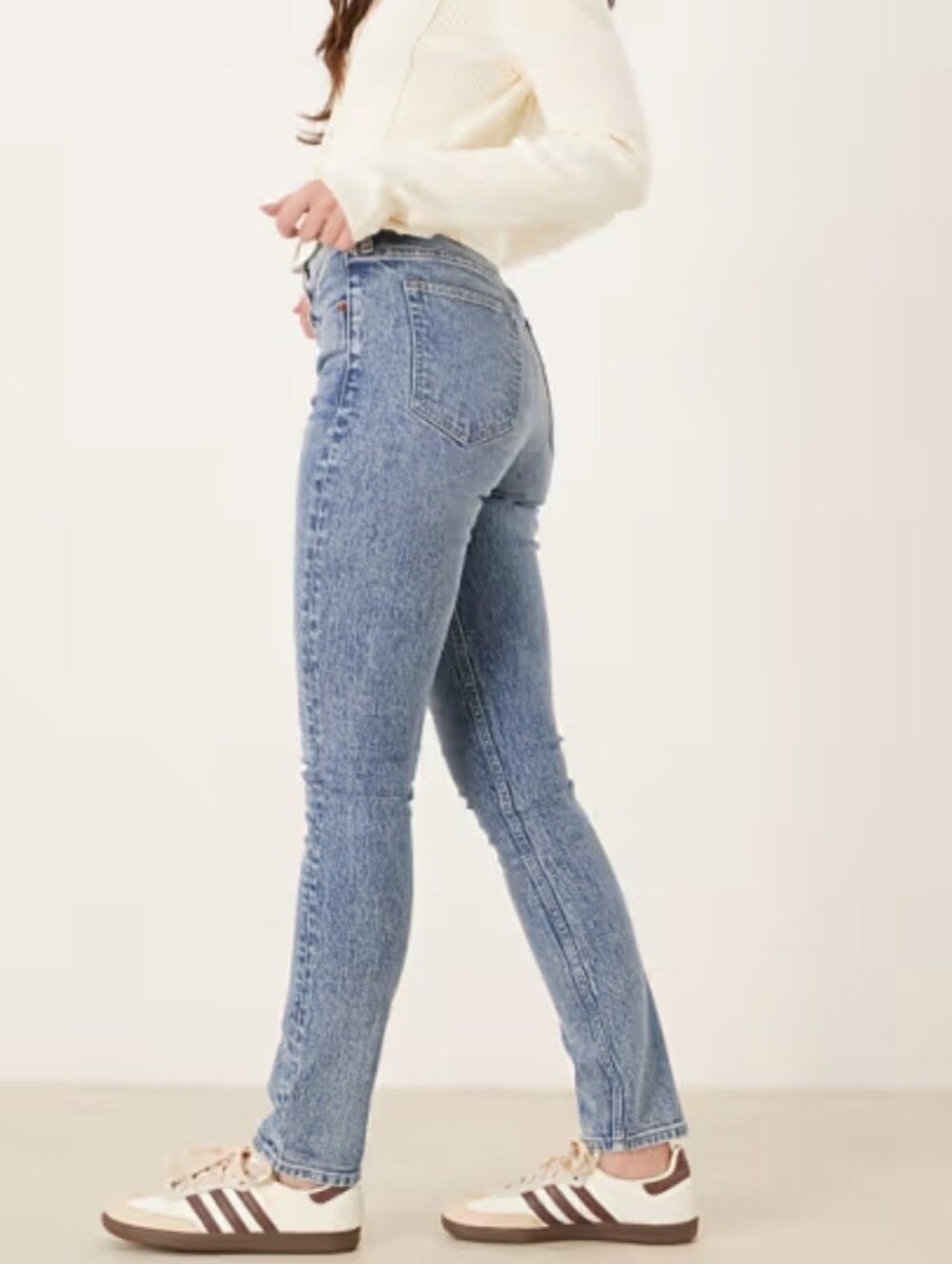 Abercrombie & Fitch Light Blue High-Rise Jean Leggings